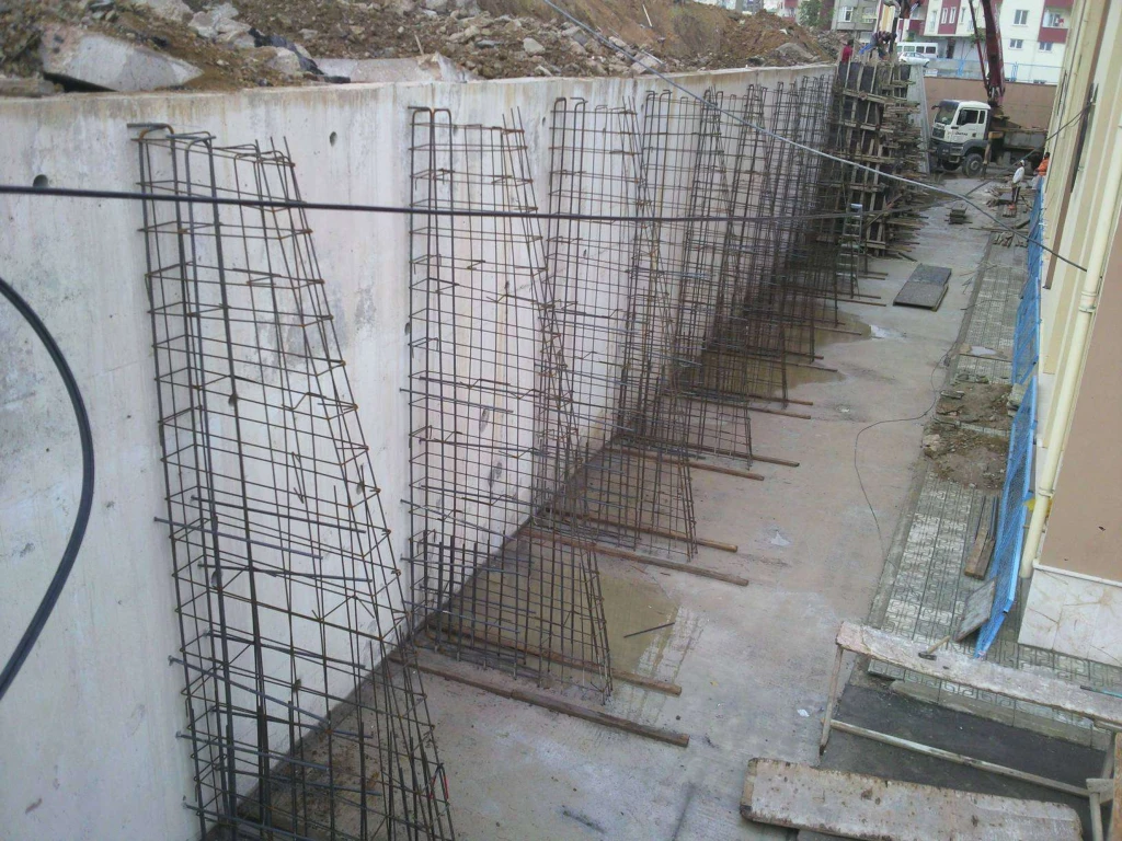 GEBZE KOCATEPE PRIMARY SCHOOL RETAINING WALLS CONSTRUCTION - Galeri