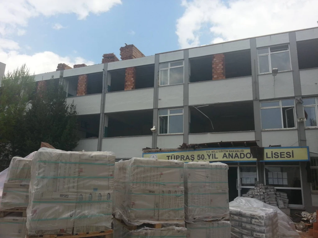 TÜPRAŞ 50th ANNIVERSARY HIGH SCHOOL RENOVATION WORKS - Galeri